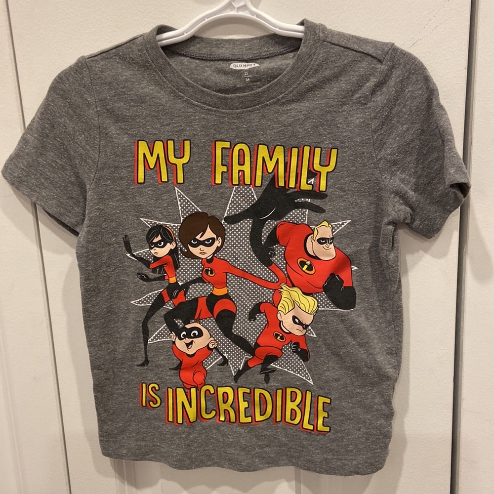 Old Navy The Incredibles Grey Tee